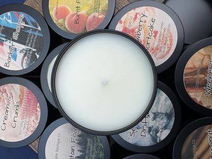 Salt & Sea Scented Candle - Sea Salt - Orchid - Fresh - Clean