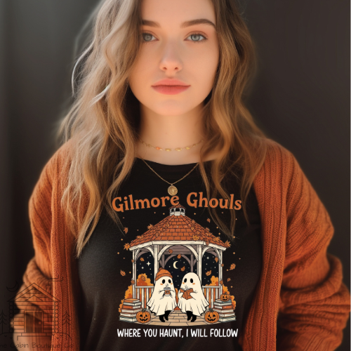 Gilmore Ghouls Black T-Shirt - Gilmore Girls - Fall T-Shirt - Stars Hallow