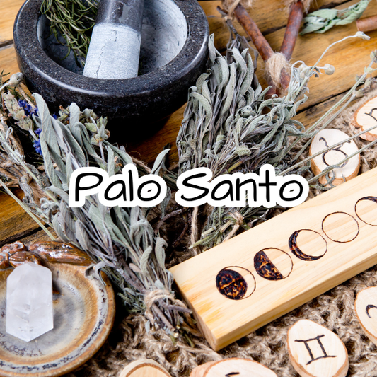 Palo Santo Scented Candle - Cedarwood - Amber - Palo Santo - Smoke - Incense Spice