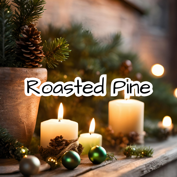 Roasted Pine Scented Candle - Holiday Candle - Christmas Tree Candle - Pine Candle