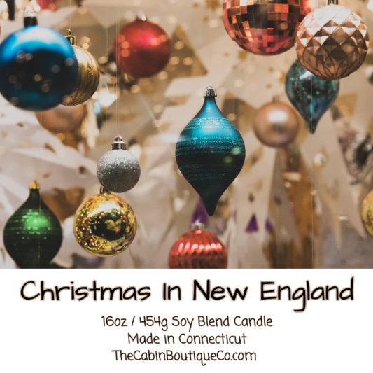 Christmas In New England Scented Candle - Limited Edition 16oz -