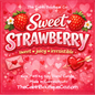 Sweet Strawberry Scented Candle 16oz Valentines Day Candle
