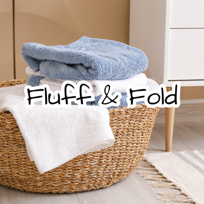 Fluff & Fold Scented Candle - Fresh - Cotton Blossom - Clean Laundry