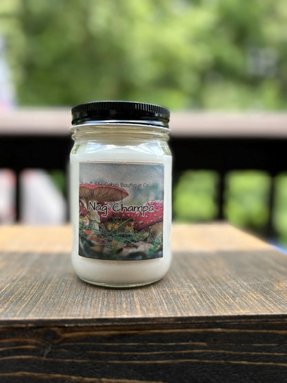 Nag Champa Scented Candle - Hippie Scent - Incense - Dragons Blood - Patchoulli