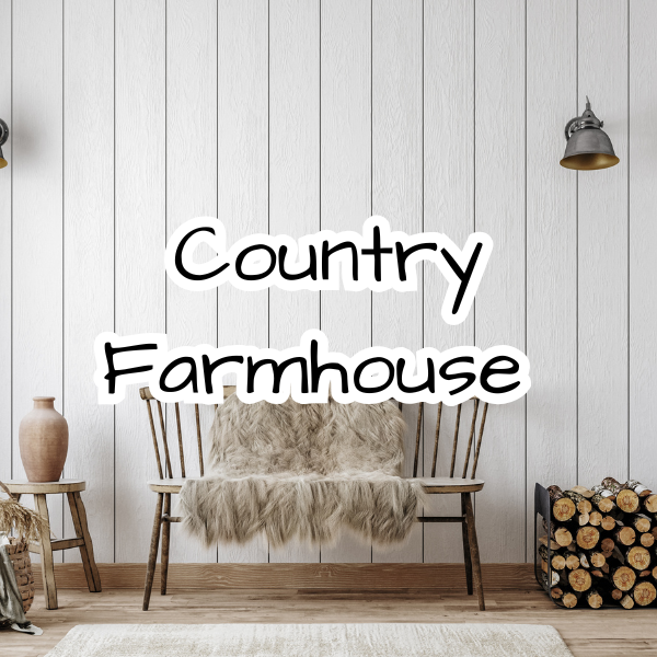 Country Farmhouse Scented Candle - Cranberry - Oakwood - Spice - Orange - Apple