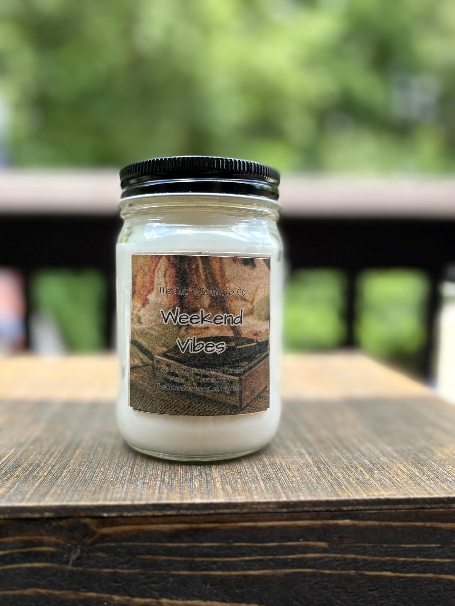 Weekend Vibes Scented Candle - Citrus - Coconut Water - Amber