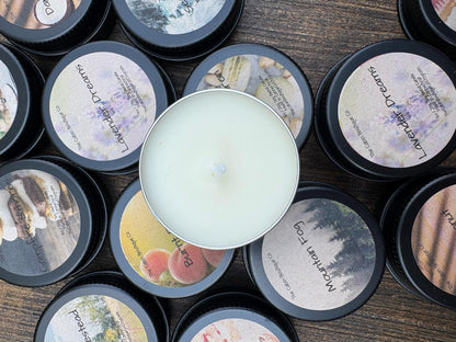 Bourbon & Oak Scented Candle - Burgundy Reserve - Heliotrope - Exotic Oak - Leather