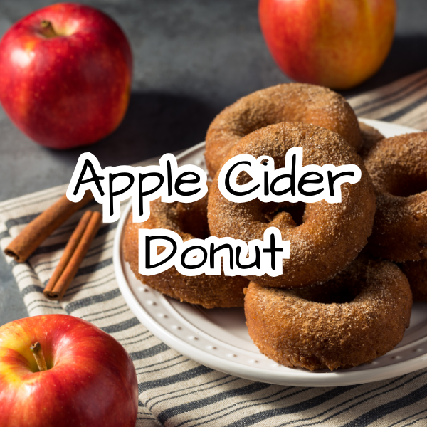 Apple Cider Donut Scented Candle - Fall Favorite - Apple - Cinnamon and Sugar - Fresh Dough
