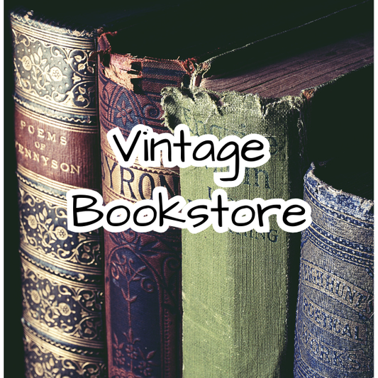 Vintage Bookstore Scented Candle - Old Books - Leather Binding - Book Lovers - BookTok