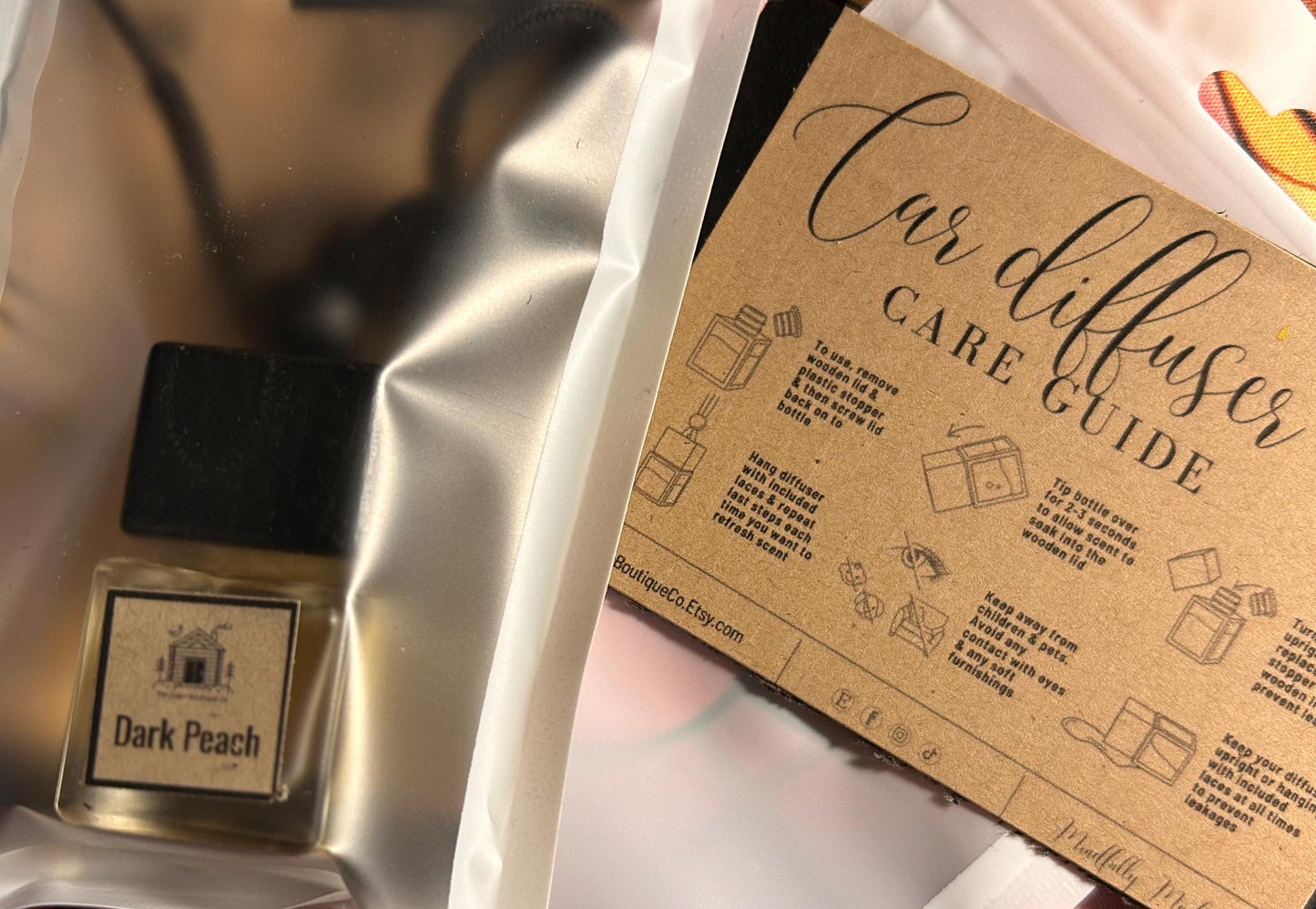 Hanging Car Oil Diffuser | Scented Oil Diffuser | Car Freshie | Air Freshener | Scented Car Diffuser | Car Accessories