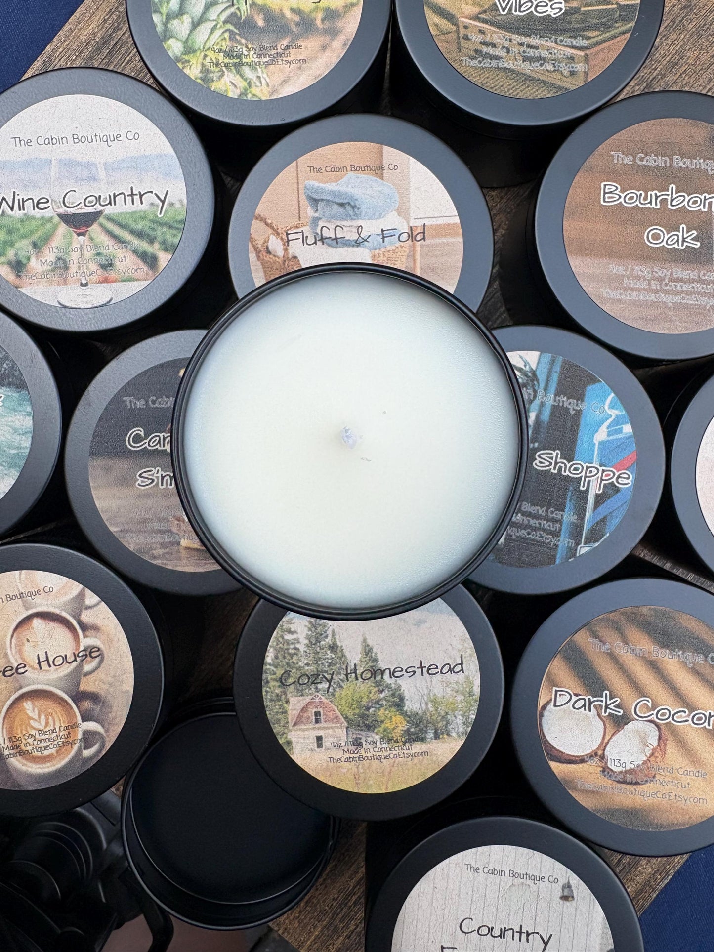 Mountain Fog Scented Candle - Petrichor - Moss - Wild Nettle - Amber - Cedar Wood